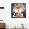 Diamond Painting -DIY Round Drill Crown Puppy
