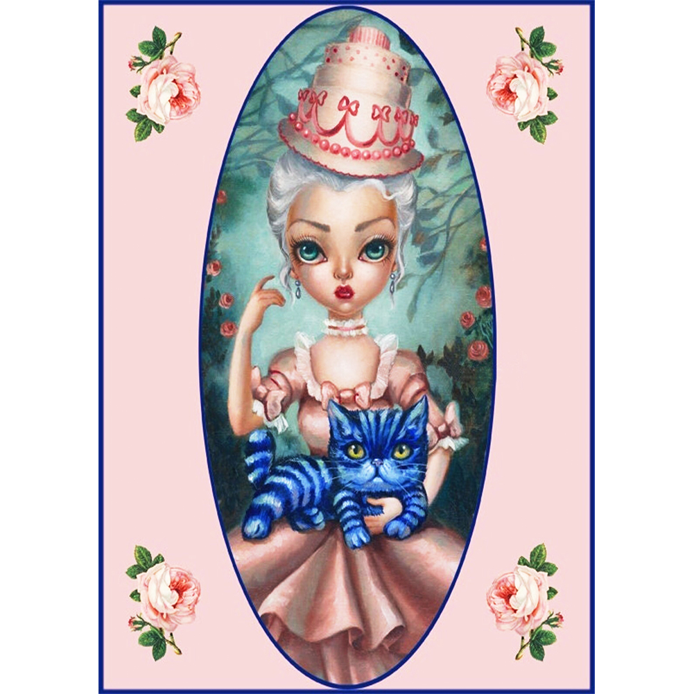 

Big Eyes Doll - Round Drill Diamond Painting - 30*40CM, 501 Original