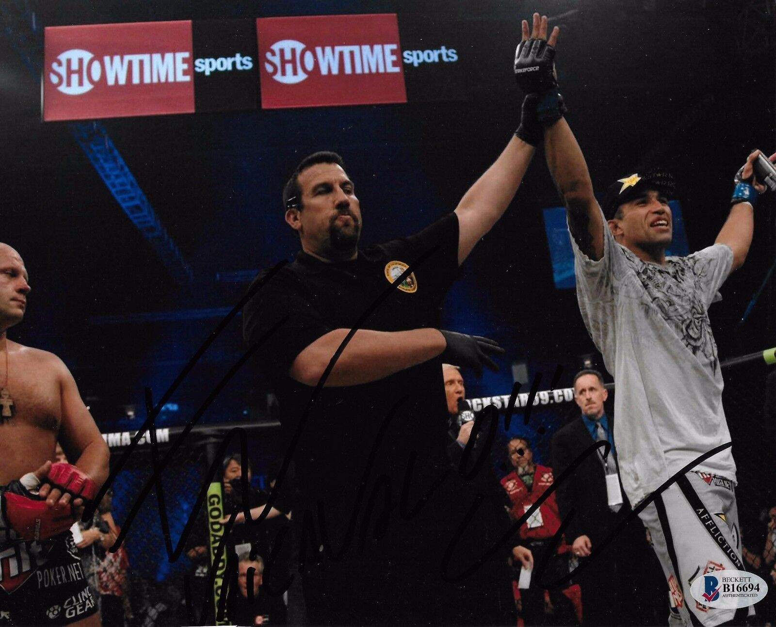 Fabricio Werdum Signed 8x10 Photo Poster painting BAS Beckett COA UFC StrikeForce Picture Auto'd