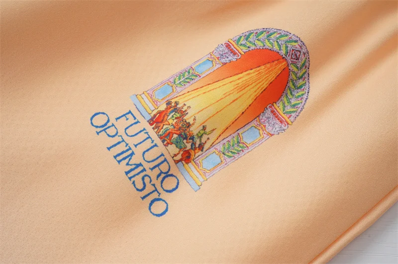 Casablanca 2023SS New Product Silk Short Sleeve Shirt