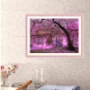 Pink Tree Lake | Full Round Diamond Painting Kits