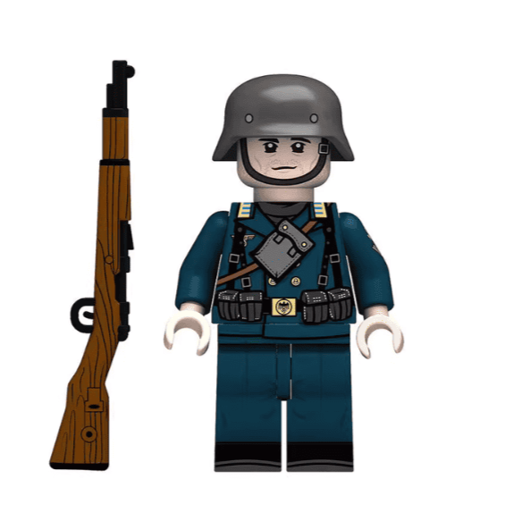 WW2 Military Artilleristen-Obermaat Custom Military Minifigure Minifigure Bricks monstertoys