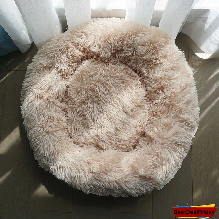 Dog Bed Super Soft Washable Long Plush Pet Kennel Deep Sleep Dog House Velvet Mats Sofa For Dog Basket Pet Cat Bed Drop Shipping