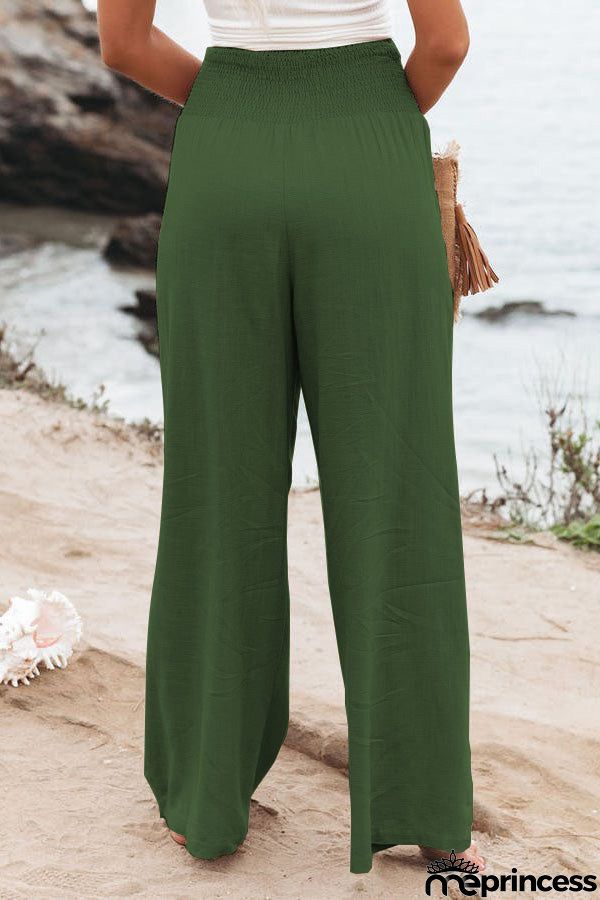 Fresh Air Pocketed Smocked Pants