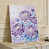 (30x40cm)DIY Pearl Painting Framed Flower Handmade Pearl Material Art Kit Living Room Decor