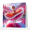 (Pre-Framed)Dress Beauty-Special Shape Diamond Painting Kit(25x25cm)