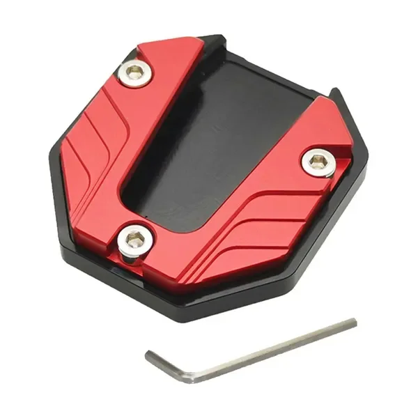 Universal Scooter Motorcycle Bike Kickstand Extender Foot Side Stand Extension Pad Support Plate Anti-skid Base