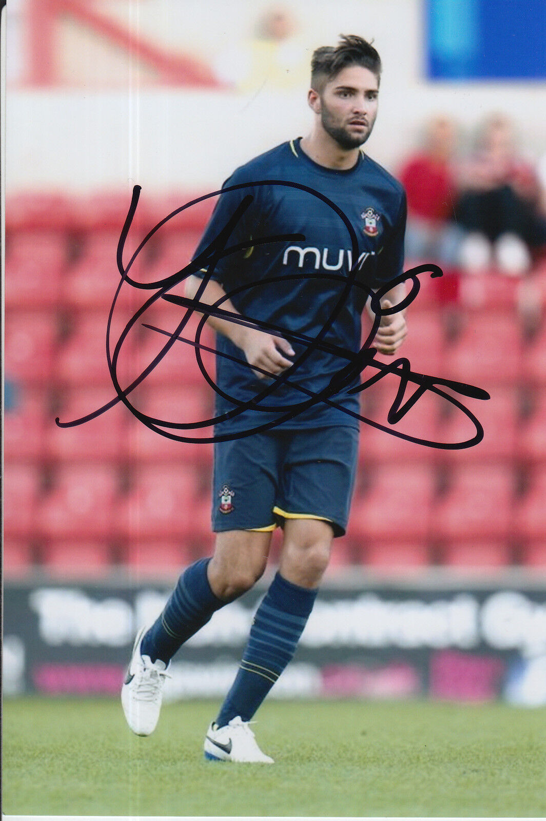 SOUTHAMPTON HAND SIGNED JORDAN TURNBULL 6X4 Photo Poster painting 4.