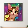 Diamond Painting -DIY Round Drill Cat