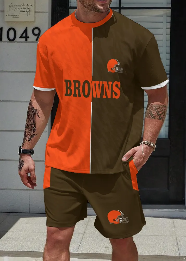 Cleveland Browns  Limited Edition Top And Shorts Two-Piece Suits