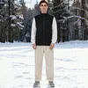 Men Ladies USB Electric Thermal Vest with 9 Heating Zones for Outdoor Activities
