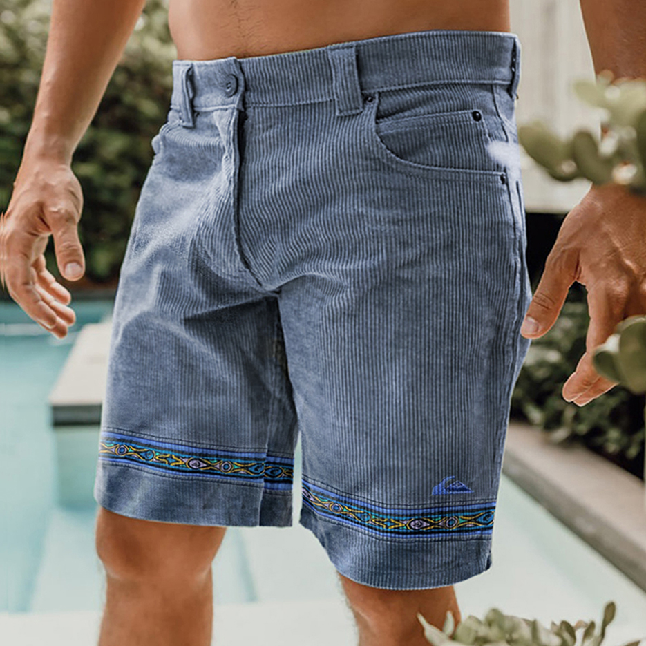 Vintage Men's Billabong Print Surf Shorts Holiday Casual Beach Shorts / [blueesa] /
