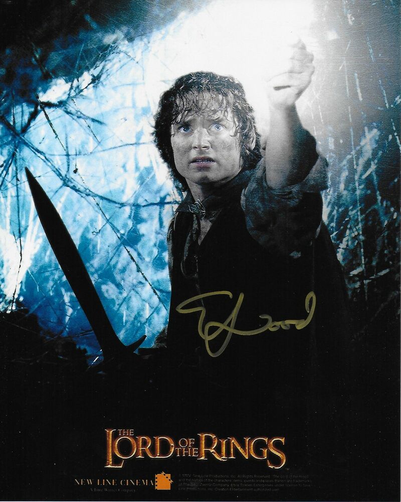 Elijah Wood  - Lord of the Rings (movie) -Signed 8x10 Photo Poster painting #2