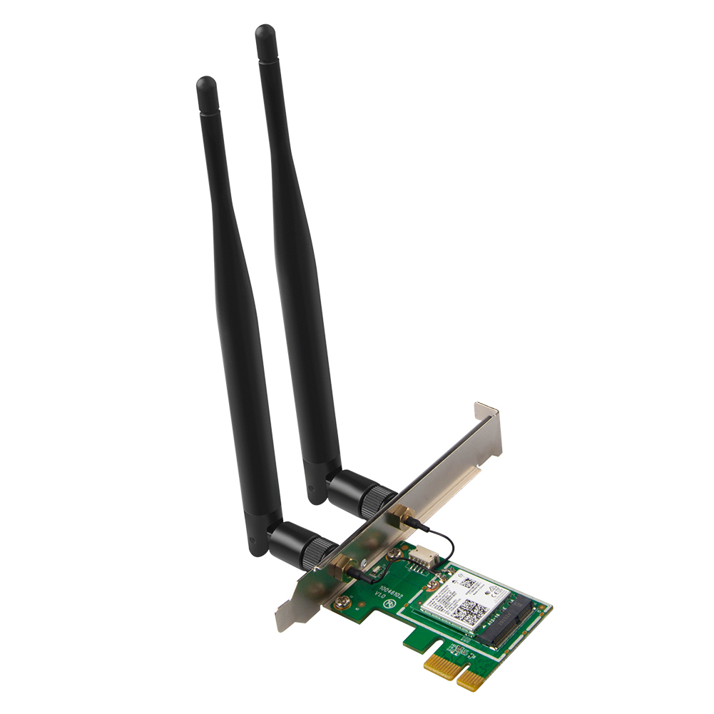 

Tenda E30 3000Mbps PCI-E WiFi Receiver Dual Band Bluetooth 5.0 Network Card, 501 Original