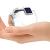 Clear TPU Cover for Google Pixel Buds 2a 2025 Accessory Protective Skin Case with Carabiner Shockproof Anti-Drop Scratch-Resistant