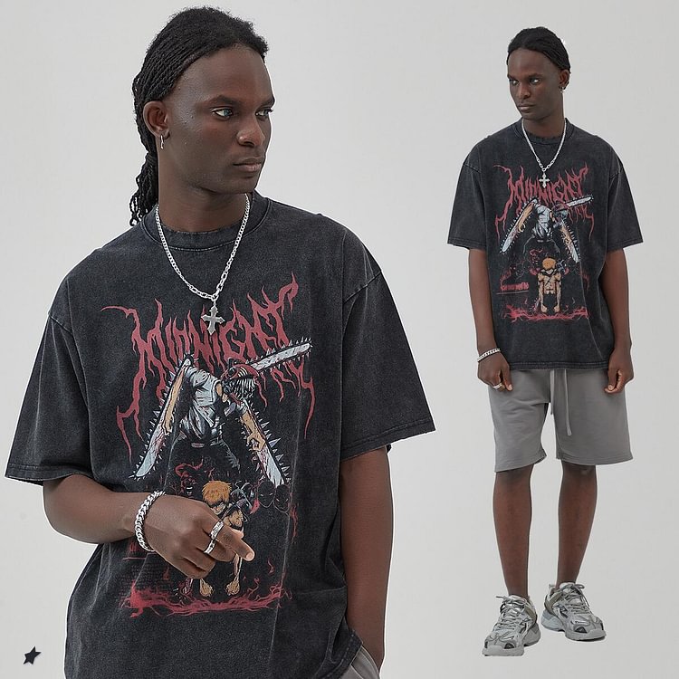 Pure Cotton Denji Chainsaw Man  T-shirt weebmemes