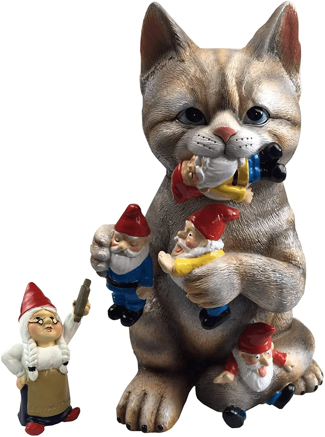 Mischievous Cat Garden Gnome Statue（Buy 2 free shipping） trabladzer