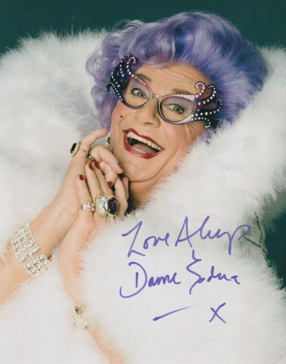 Dame Edna signed 8x10 Photo Poster painting in-person