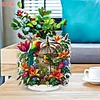 DIY Flower And Bird Cage Diamond Painting Ornaments(Single-Sided)