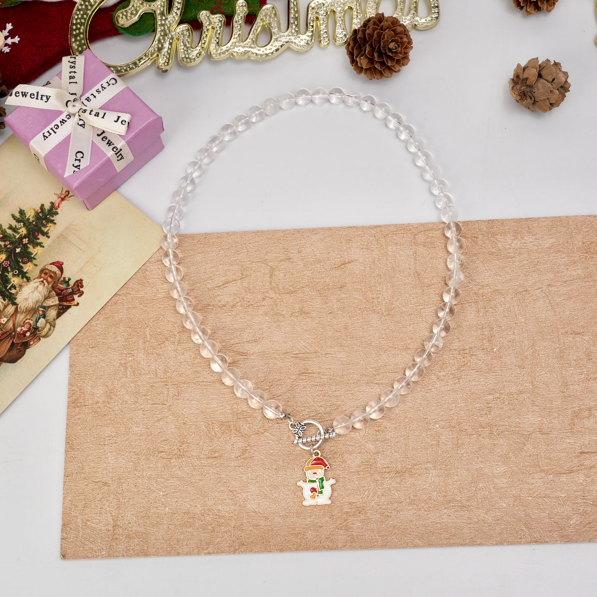 Christmas Crystal Necklace