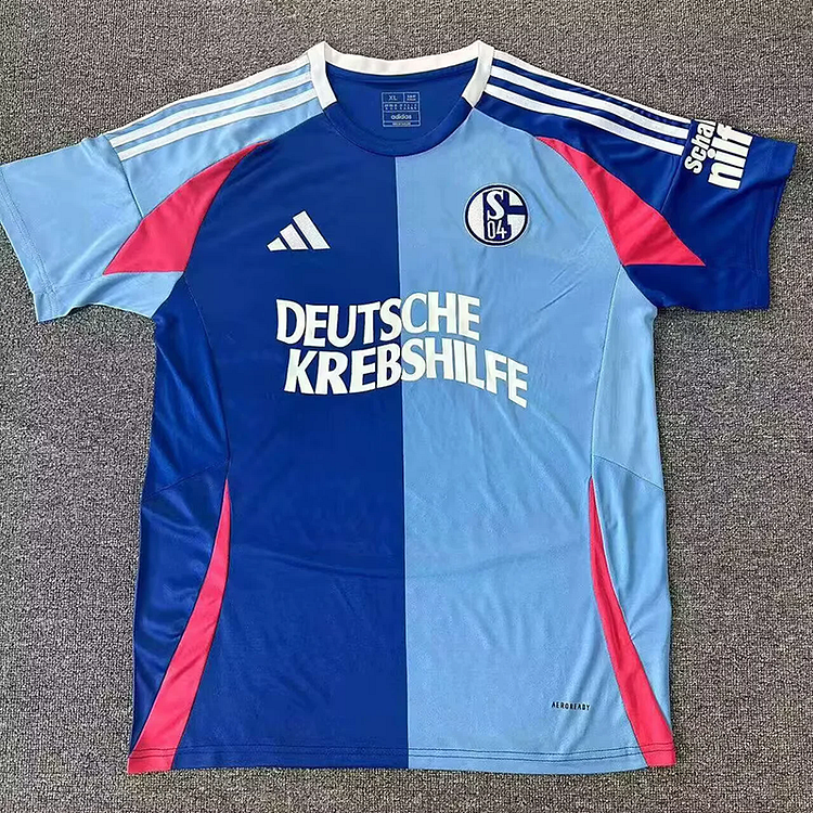 Fans edition 2024-2025 Schalke 04 Pink October Special Edition Jersey