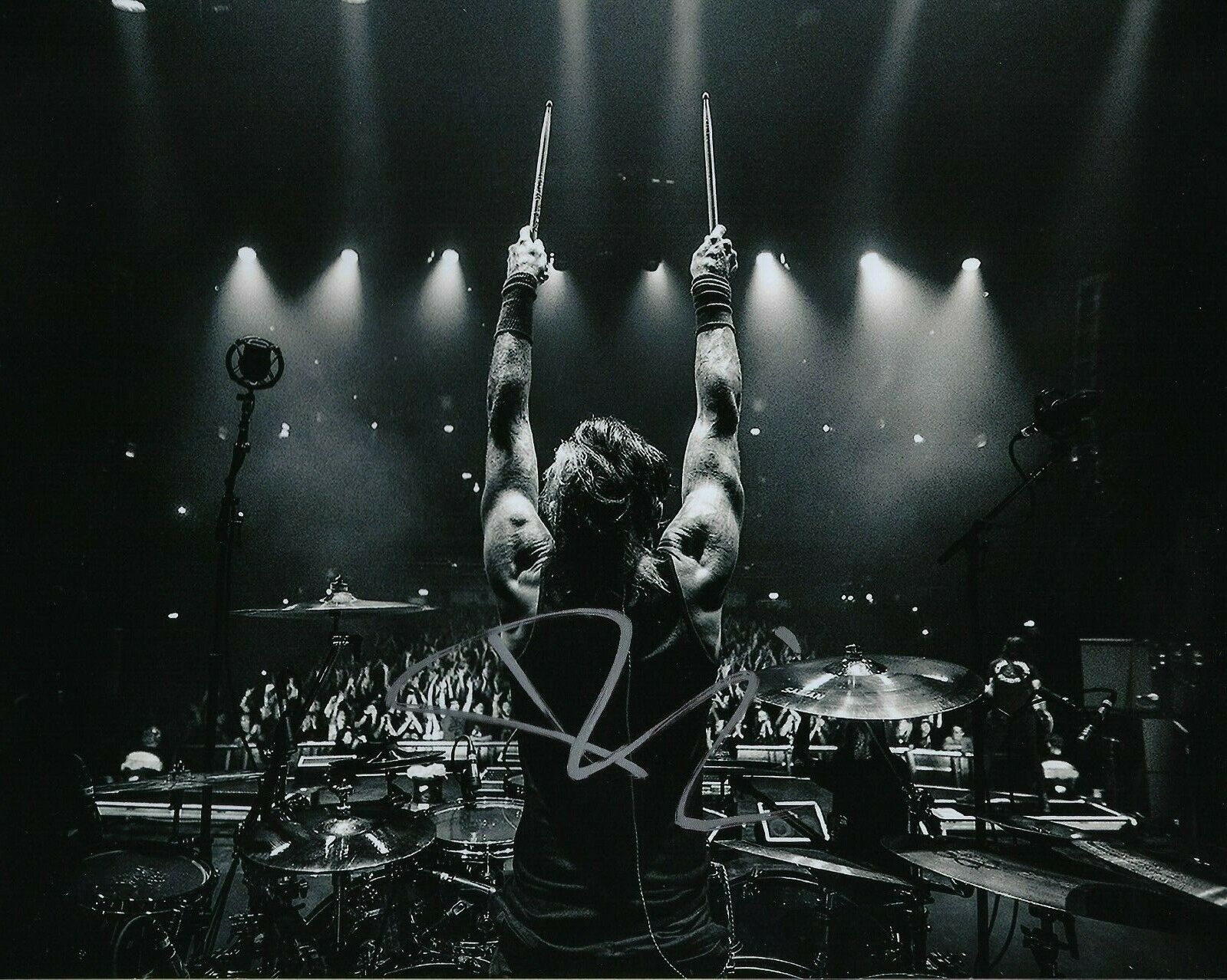 GFA Stone Sour Drummer * ROY MAYORGA * Signed 8x10 Photo Poster painting R2 COA