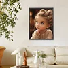 Douce Fille-Peinture au Diamant-30*40CM