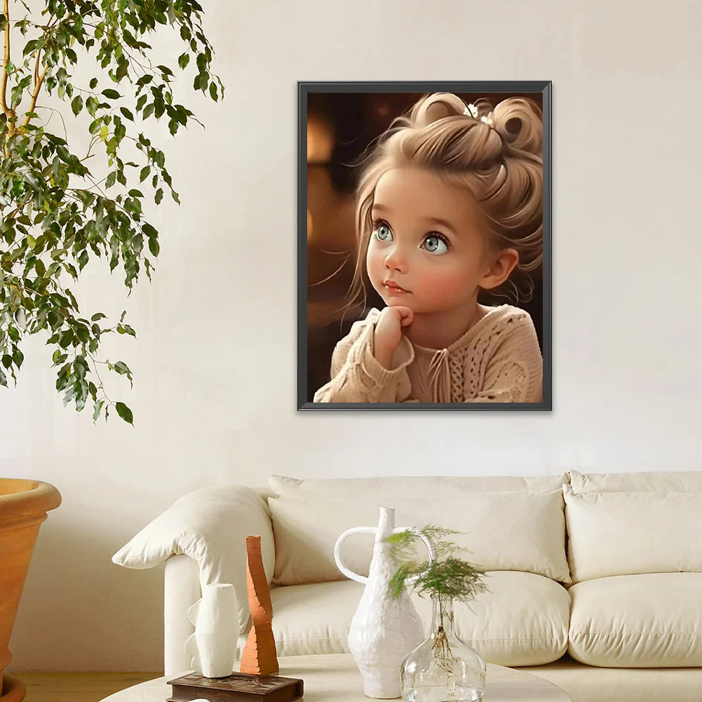 Diamond Painting - Full Round Drill - Cool Girl(Canvas|30*40cm)