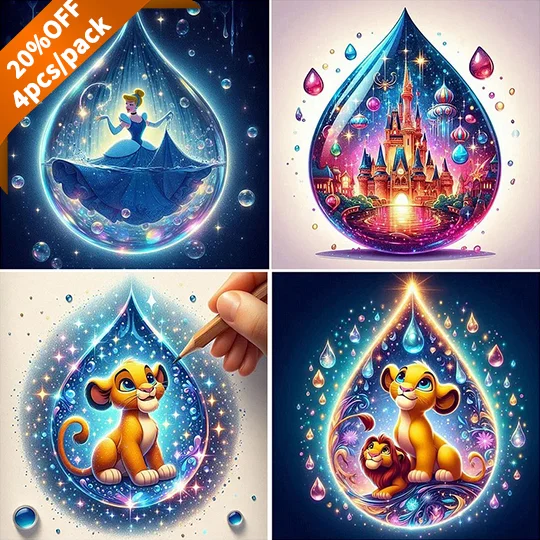 Water Drop Painting - Full Square Drill Diamond Painting - 30*30CM(Picture)