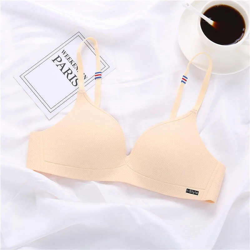Seamless Bra Women Brassiere Bralette Sexy Breathable Female Solid Color Lingerie Ultra-thin Wireless Bras for Girl AB Small Cup