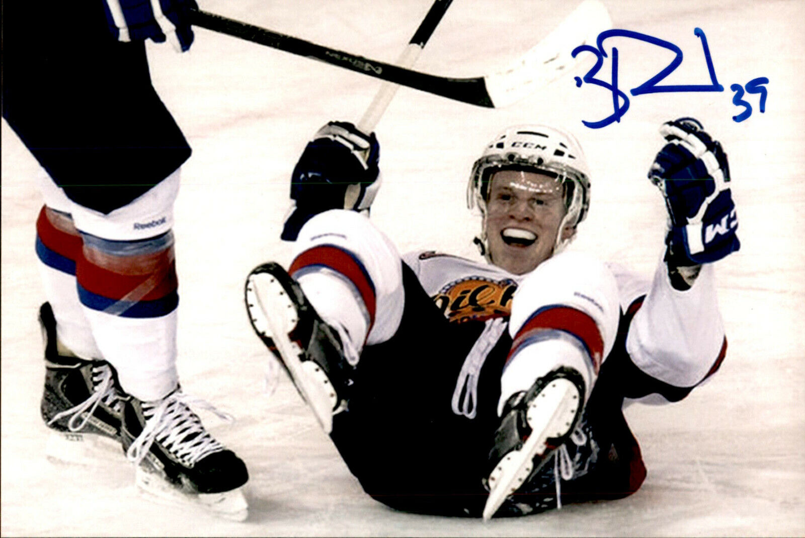 Brett Pollock SIGNED autograph 4x6 Photo Poster painting EDMONTON OIL KINGS / CALGARY FLAMES #2