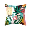 Green Plants Printed Home Living Creative Sofa Cushion Pillow Cover