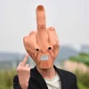 Christmas Decoration Middle Finger Mask Mockery And Contempt Vertical Shengdanjie Full Head Latex Headdress DJ Mask