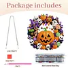 Halloween Pumpkin DIY Acrylic 5D Crystal Diamond Gem Art Hanging Ornament