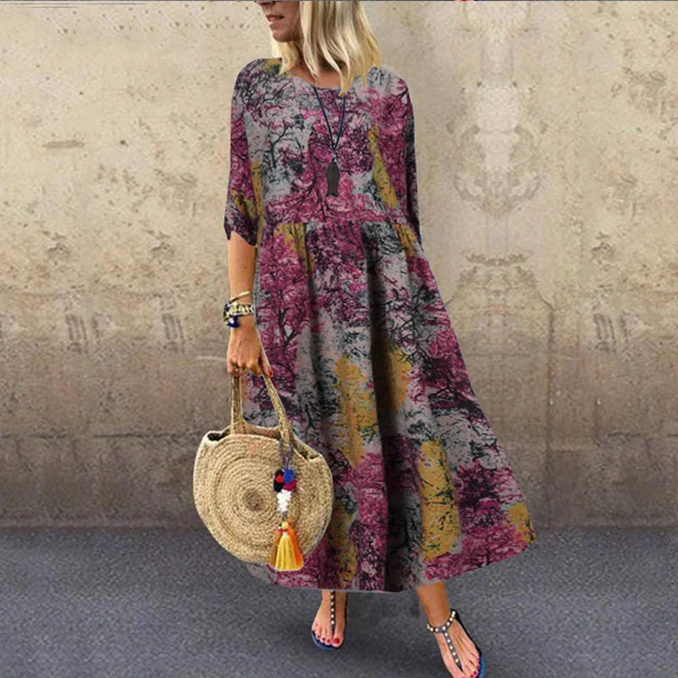 Printed Casual Dress