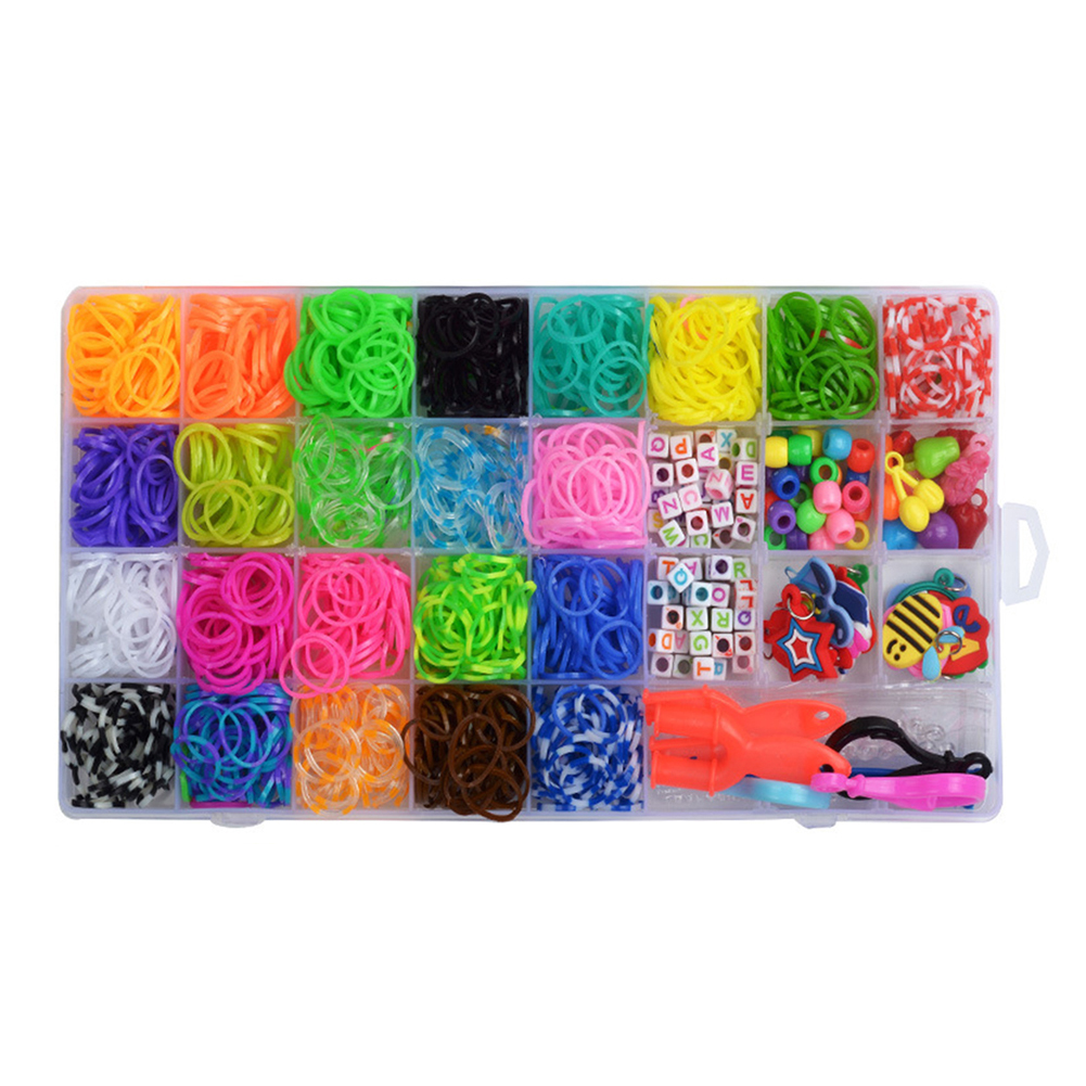 

1500Pcs Rubber Loom Bands Set Children Diy Toys Kid Make Woven Bracelet, 501 Original