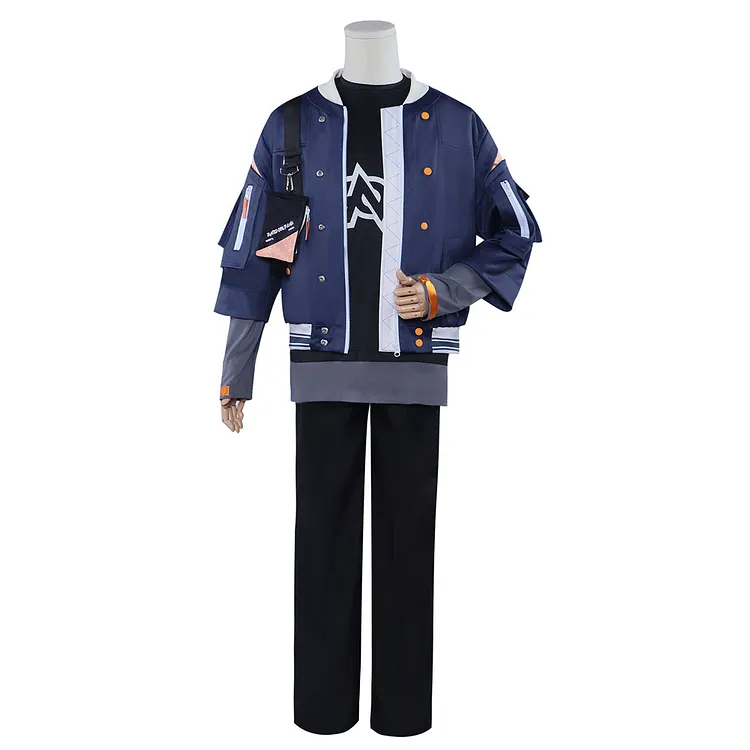 Game Zenless Zone Zero 2024 Wise Black Set Outfits Cosplay Costume Halloween Carnival Suit