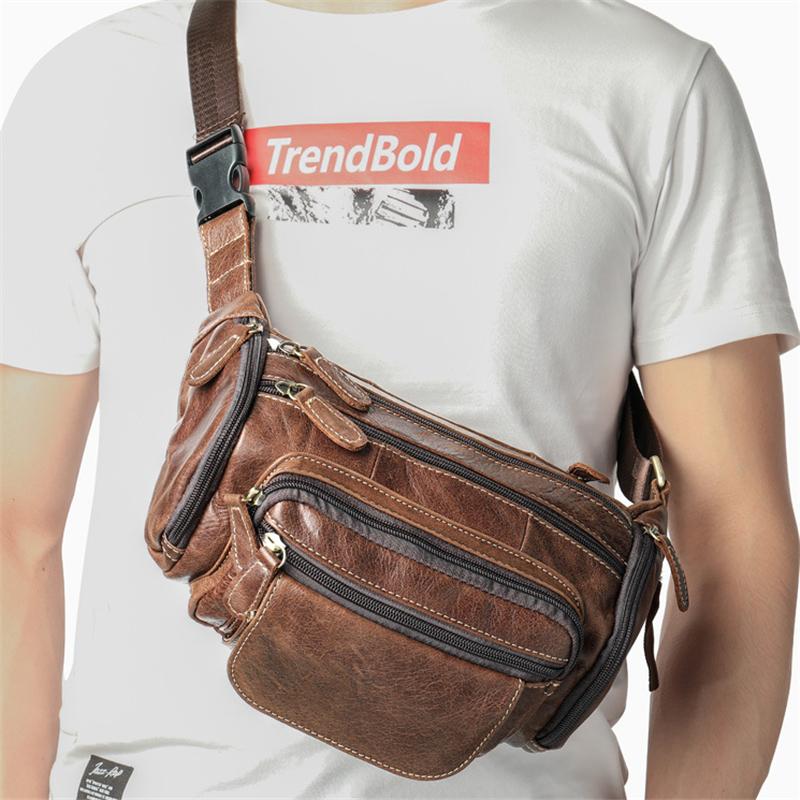 Mens Large Capacity Casual Hiking Multipurpose Crossbody Bags