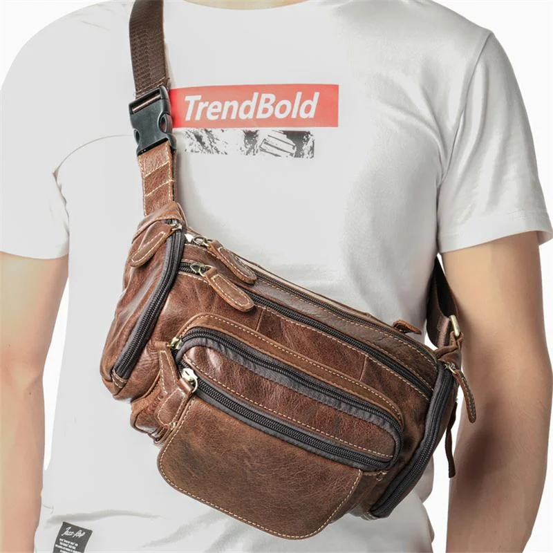 Mens Large Capacity Casual Hiking Multipurpose Crossbody Bags