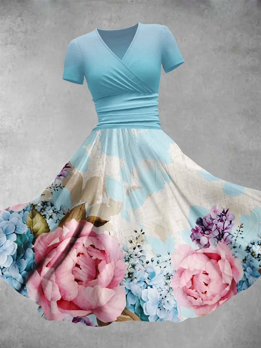 Women's  Flower Maxi Dress