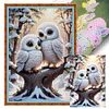 Snow Owl - 11CT Stamped Cross Stitch 40*60cm