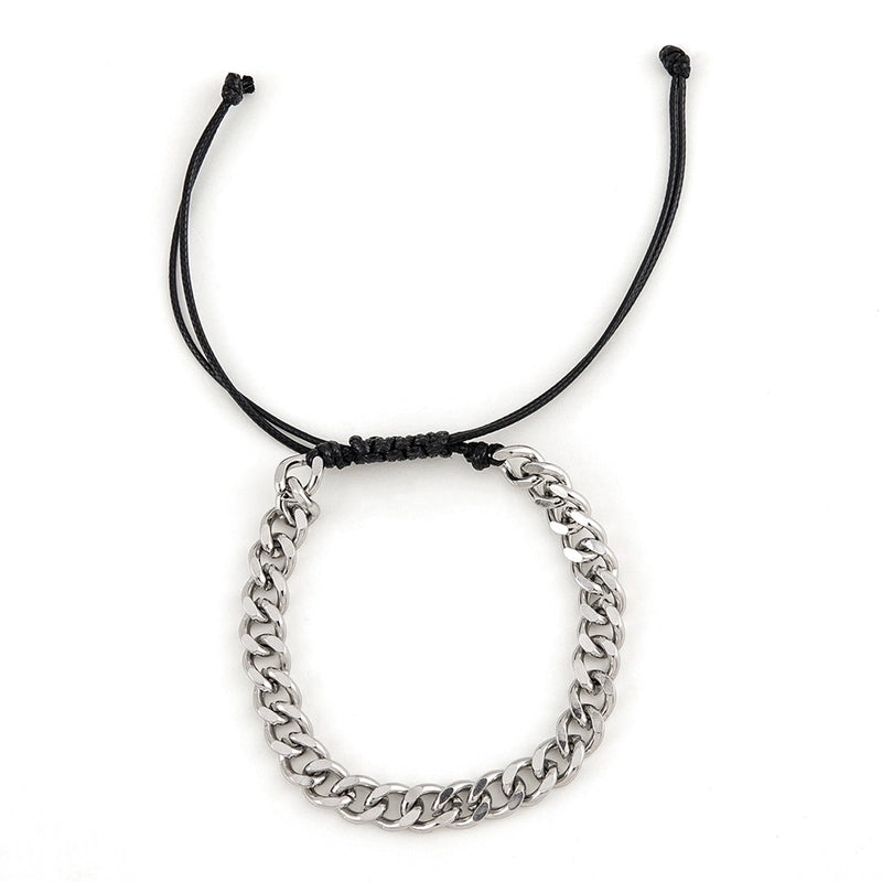 Hip-hop Geometric Stainless Steel Plating Men’s Bracelets 1 Piece