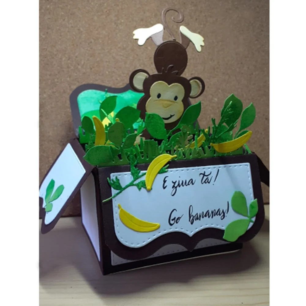 New Design  Metal Cutting Die Christmas box gift celebrate balloon star Scrapbooking Album Paper DIY Card Craft Embossing Die