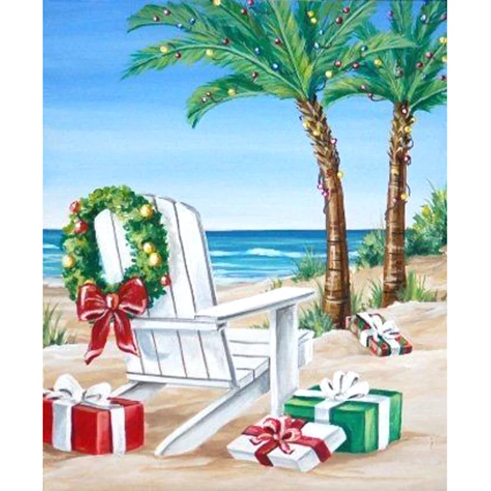 Diamond Painting - Full Round/Square Drill - Beach Happy Hour(30*40 - 50*60cm)