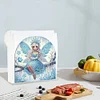 Acrylic Napkin Holder Diamond Painting Kit for Home Table Decor (Blue Elf Girl)