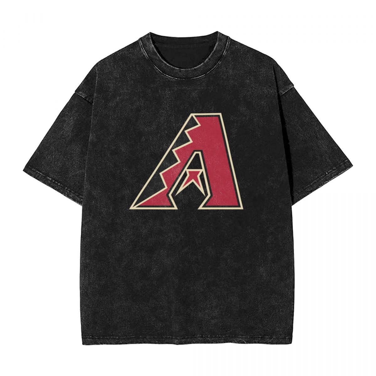 Arizona Diamondbacks Logo Printed Vintage Men's Oversized T-Shirt