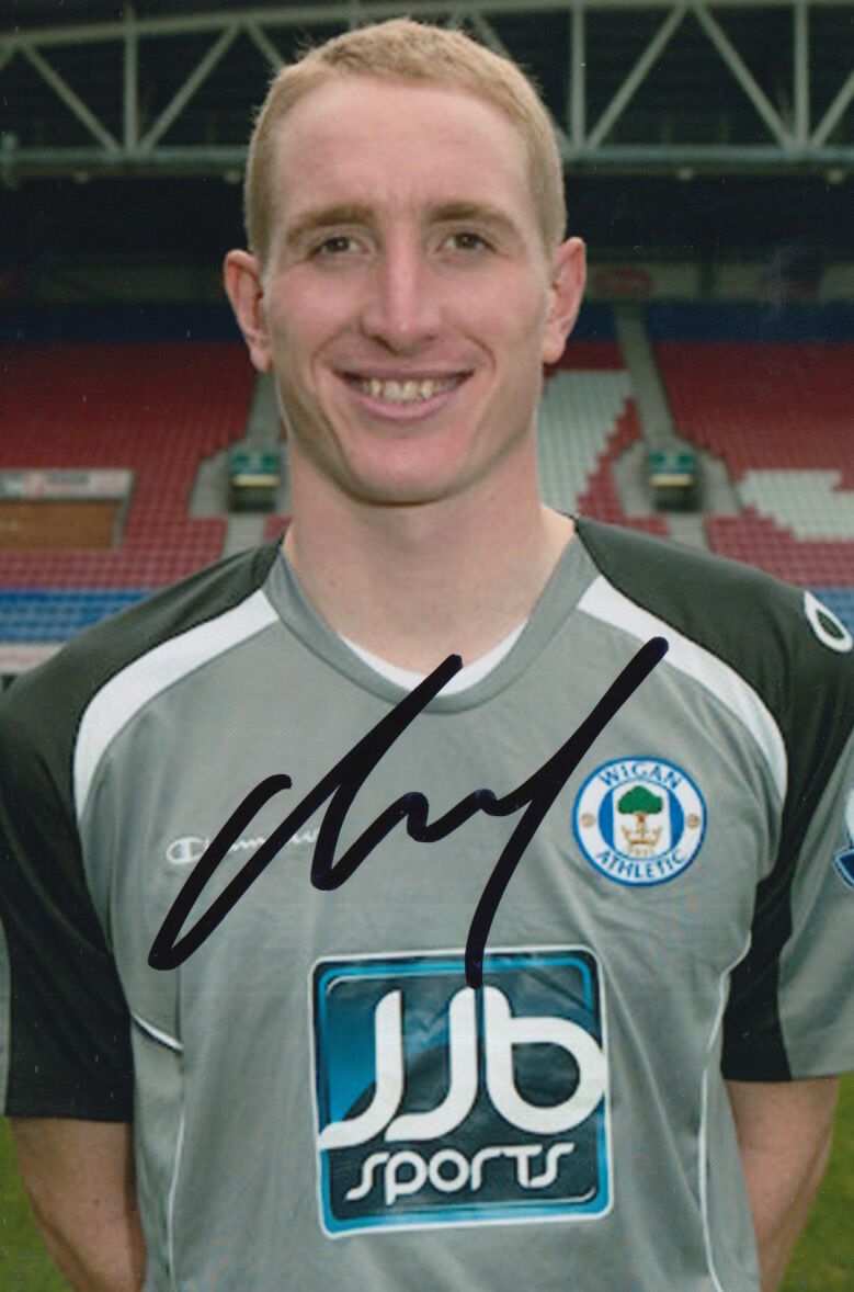 WIGAN HAND SIGNED CHRIS KIRKLAND 6X4 Photo Poster painting 1.