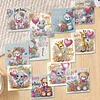 12Pcs Birthday Bear Animal DIY Diamond Painting Greeting Cards for Adults Gifts