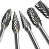 10Pcs Carbide Burr Set Double Cut Die Grinder Bits 1/8 Inch Shank Long Burr Bits