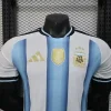 2026 World Cup Player Argentina Soccer Jersey Home With Sponsor
